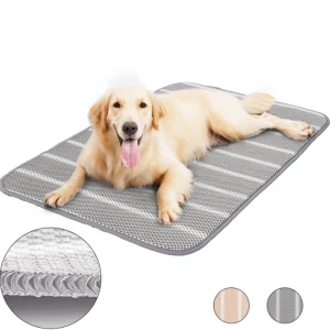 Summer Cooling Mats Blanket Ice Pet, 3D Mesh Foldable Pet Mat/
