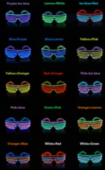 Super bright EL products/el wire electroluminescent led light cable/el flashing cable, el wire lightning for indoor advertising