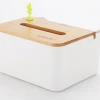 Super grade luxurious customized tissue box cover wood bpa free