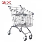 supermarket trolleys asian metal black shopping carts