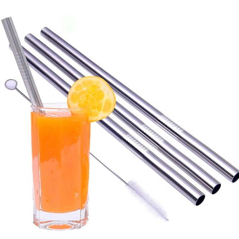 SVIN Metal 304 Stainless Steel Drinking Colored Straws