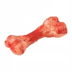 Teeth Cleaning Natural Rubber Artificial Bone Chew Dog Toys For Aggressive Chewers Large Breed