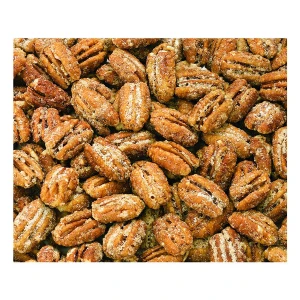 TH Foods Fancy Mammoth Snack Nuts Praline Pecan Pieces - Praline Pecan Pieces Large 1/30 lb. Vac Pac Great Food!