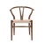 Import The High Quality Wishbone Chair Brown Y-Chair Solid Wood Dining Chairs Rattan Armchair /Professional factory from China