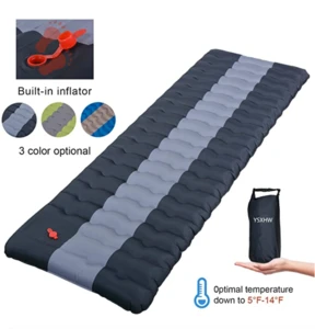 Thick 4.7 Inch Lightweight Air Camping Mat Sleeping Pad Ultralight Waterproof PVC Inflatable Self Inflating Camping Mattress
