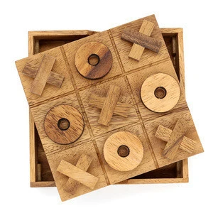 tictactoe wood board games