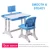 Import Tilt switch Height adjustable Folding Kids Study Table Chair children+tables reading desk with Rack from China