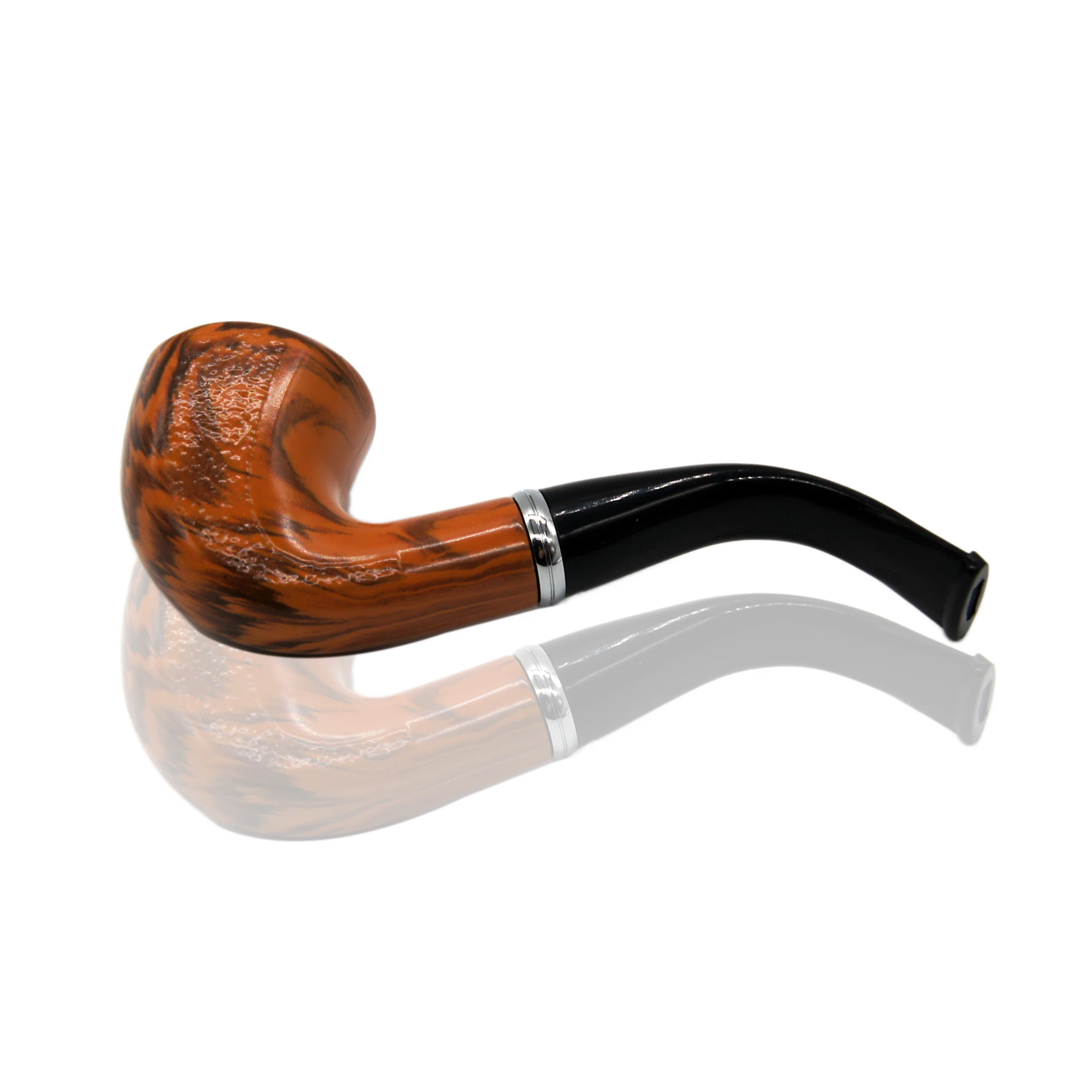 Tobacco Pipe Wood style New Durable Resin Smoking pipe retro luxury gift herb plastic pipe PR071003