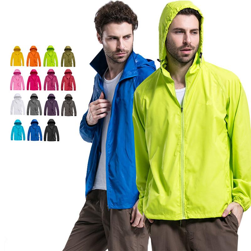 Top Quality Custom Design Women Summer Sun Protection Clothing Sport Outdoor Windproof Waterproof Jacket Men