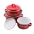 Import Top quality guarantee  fancy enamel shallow round cast iron large casserole from China