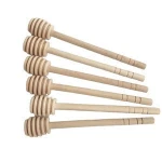 Top Sale Cheap Long Handle Mixing Stick Dipper Dessert Tools  for Jar  Mini Stir Bar Wooden Honey Spoon