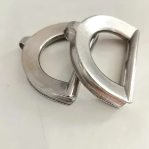 Top-Selling Stainless Steel 304/316 D-Rings with Ear  Perfect for Sun Shade Sails and Marine Hardware