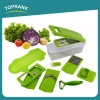 Toprank 10pcs multipurpose fruit vegetable tool set manual vegetable peeler grater slicer cutter