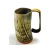 Import Tradnary Handmade Natural Viking Drinking Black & Whitish Horn Mug for Beer Wine In Simple Design Horn Mugs Mugs For Home Hotel from China