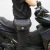 Transparent touch film motorcycle front bag and waist bag rain proof