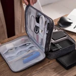 Travel Accessory Digital Bag Power Bank USB Charger Cable Earphone Storage Pouch Large Shockproof Electronic Organizer Package