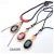 Import Trendy Men Women Round Square Twisted Braided Cord Rope Pendant Necklaces Hemp Rope Leather Necklace Charm Necklaces Rope Chain from China