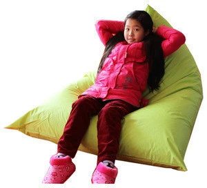 Triangle Shape Large  Bean Bag chair  seat bag for adult, leaf chair