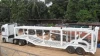Twin Deck Hydraulic Car Carrier Trailer