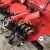 Two wheel walking mini farm tractor with attached ditcher, CE approved