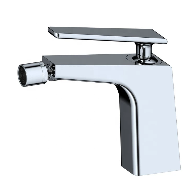Unique design bathroom single hole brass bidet mixer faucet