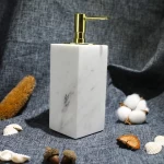 Unique Marble Liquid Pump Bottle Hand Washing Sanifizer Dispenser Emulsion Bottle Bathroom Shower Room Hotel Accessory