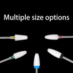 Universal Nail Drill Bits Electric Manicure Pedicure Mill File for Nail Art Ceramic Cuticle Remover, Nail Shaping Tool