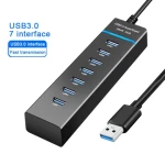 USB3.0HUB 7-Port Splitter 3.0 Hub 3.0 HUB 7-Port Expander Computer Splitter
