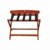 Used hotel color rooms heavy duty solid wood folding luggage rack