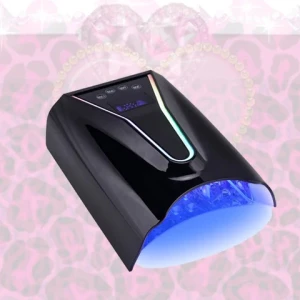 UV LED Rechargeable Nail Lamp for nail salon /Rainbow Design Mood Light Manicure Fast Curing 128w