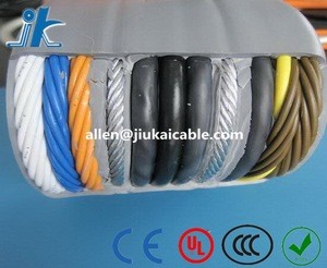 VDE Standard PVC/Rubber insulation and sheath thyssen escalator parts--lift travelling cable