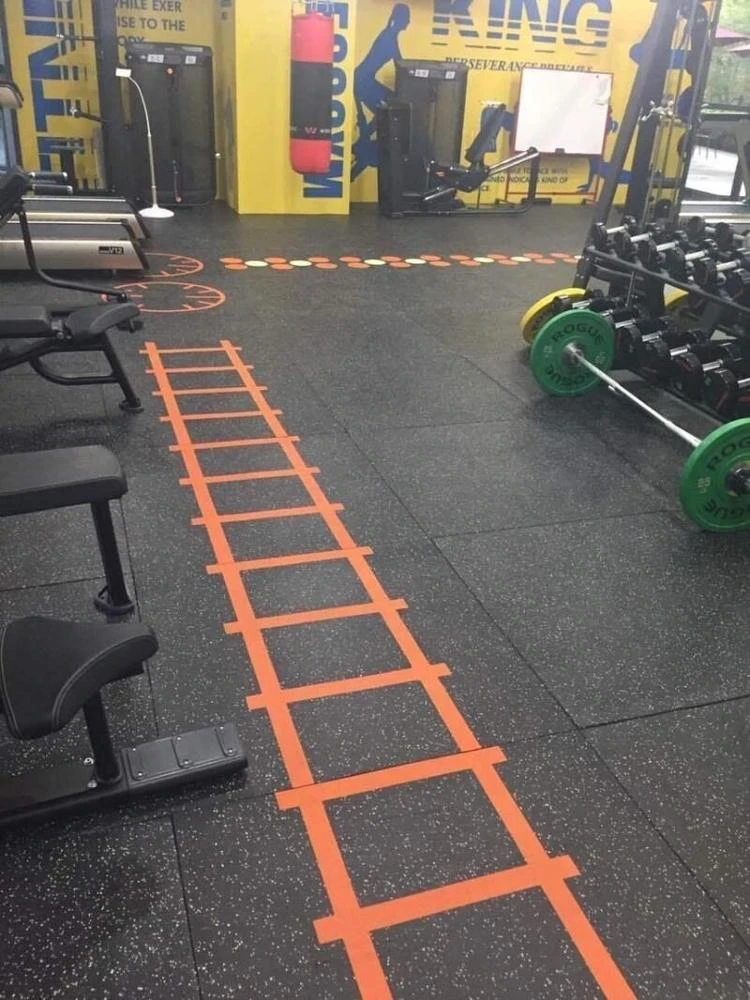 Vibration Damping Rubber Gym Floor Tiles