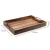 Import Vintage Rustic Breakfast Ottoman Torched Wood Tray With Handle Serving Tray from China