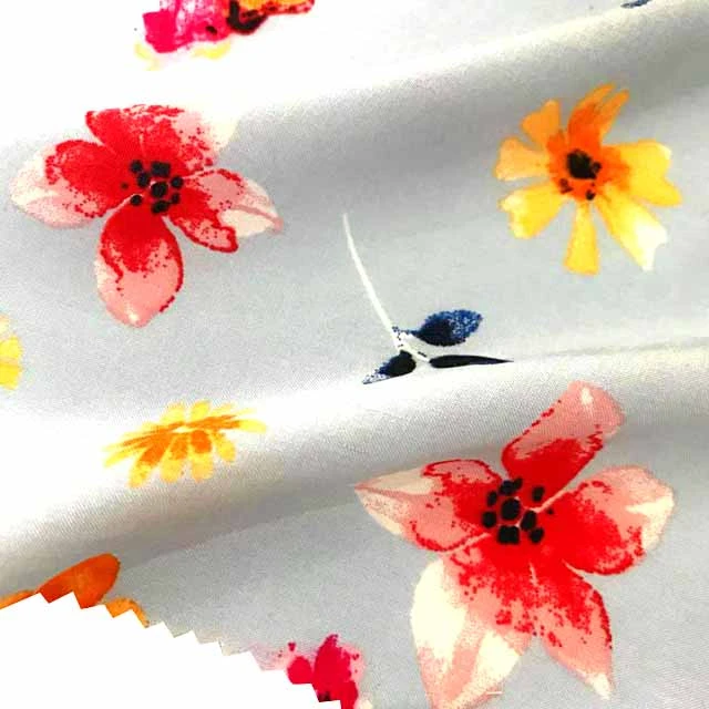Viscose Printed Design  Woven  Dress Textile Rayon Crepe Fabric
