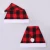Import Vlovelife 1pcs Christmas Santa Hat Plaid Santa Hat Luxury Plush Hat for Christmas Costume Party Favors and Holiday Event from China