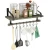 Import Wall Mount Kitchen Shelves and Towel Bar with 8 Hanging Removable S-Hooks from China