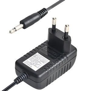 Wall mount power adaptor 12V2500m interchangeable plug with DC line