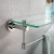 Import Wall mounted stainless steel glass bathroom accessories sets / bathroom sanitary fittings / bath hardware set from China