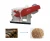 Waste wood pallet crusher nail remover machine/wooden pallet board crusher with nails magnetic roller