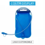 Water bladder PEVA 1.5L 2L 3L BPA free cycling backpack hydration bladder folding water bags  DENGJI DJ005