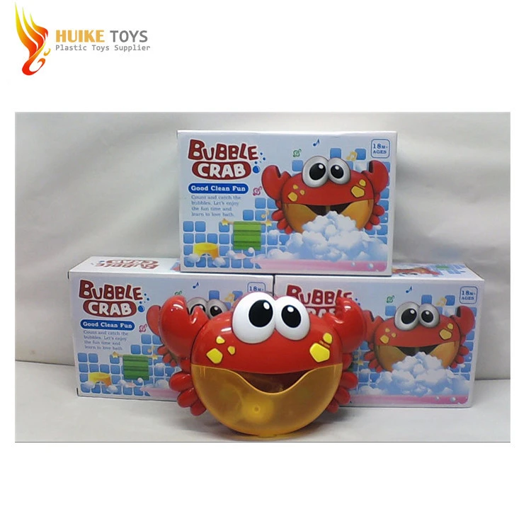 Water Toys Funny Bath Bubble Maker, Kids Automated Spout music Crab bubble Bath Toy in Russian