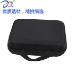 Waterproof portable custom logo storage case eve carrying black tool packaging box