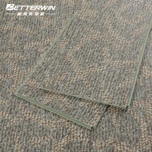 Waterproof rigid core anti slip floor tile carpet design plastic floor