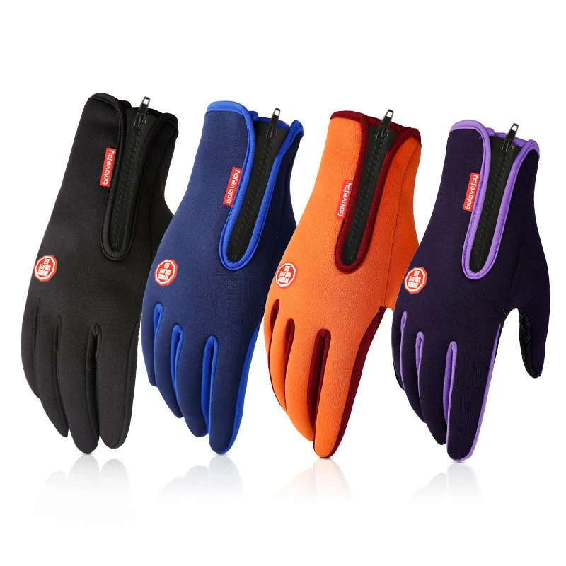 Waterproof Winter Warm Gloves Snow Snowboard Gloves Motorcycle Riding Winter Touch Screen ski gloves leather