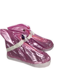wear-resist waterproof plastic rain shoe cover pvc rain boots for ladies or kids