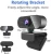 Import Webcam with Microphone,1080P HD Streaming Computer Web Camera, Plug and Play USB Webcam for PC Laptop Desktop Video Calling from China