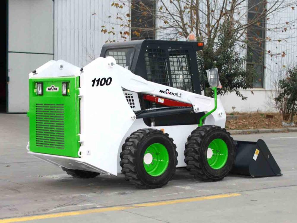 WECAN Skid Steer Loader WT1100 with different Attachment