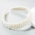 Import Wedding Delicate Shinny Pure White Full Pearl Headbands White Pearl Accessories Hair Headband For Women from China