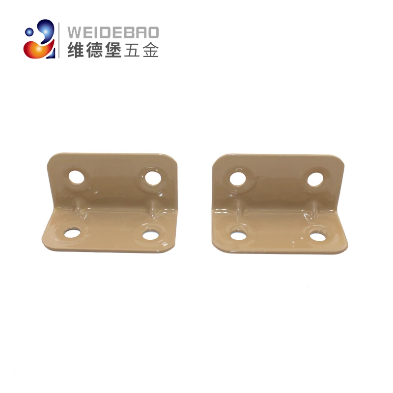 Weidebao Cheap iron bracket corner black bed frame furniture link support