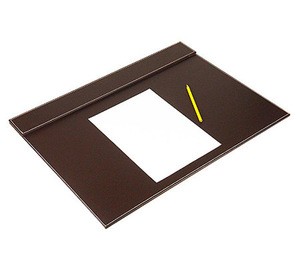 welcome OEM factory price black desk pad leather with stitching